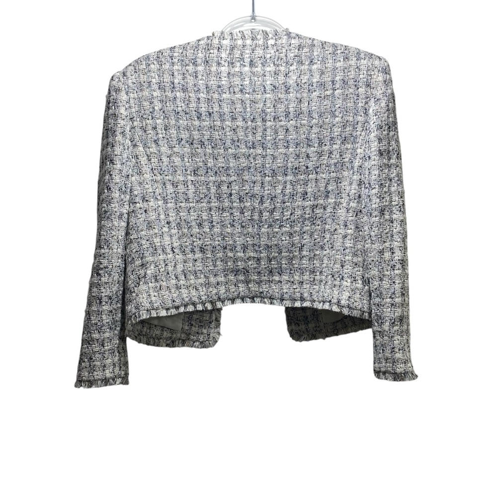 Express Tweed Gold Button Professional Jacket Blazer Small-Petite Office Career - Picture 4 of 10